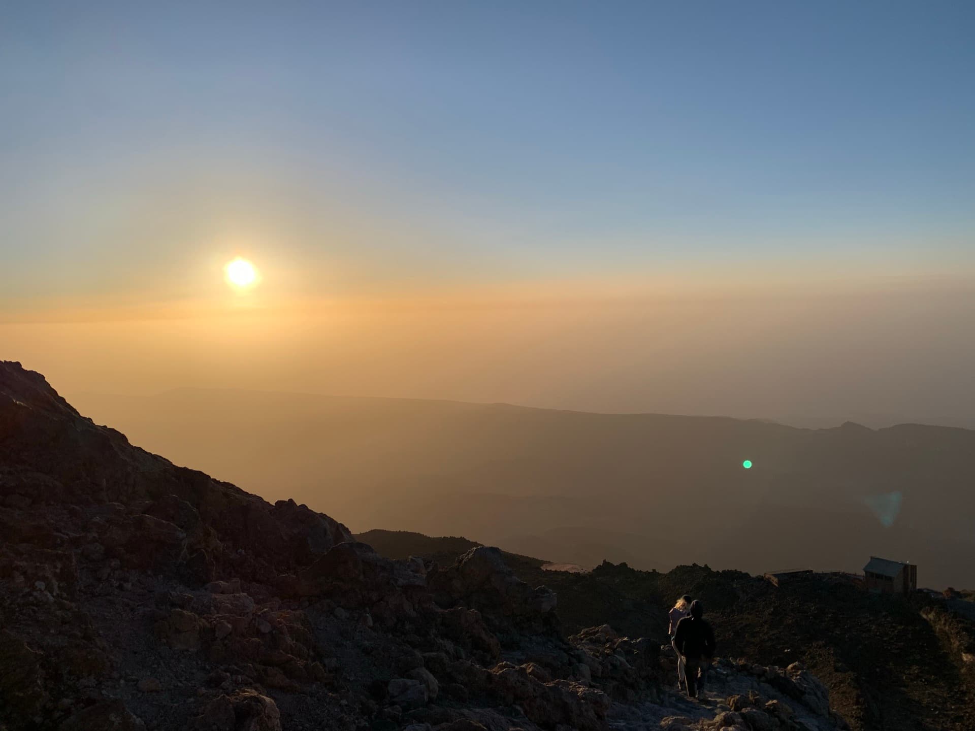 Sunrise from the summit of El Teide, Tenerife